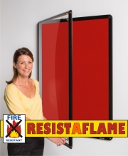 Resist-A-Flame Shield Tamperproof Noticeboards